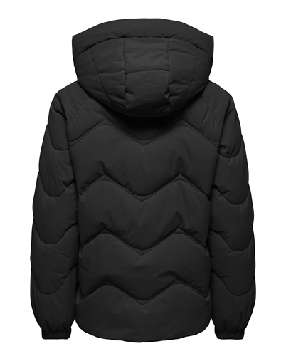 JDY - JDYPower Short Hood Puffer - Black 